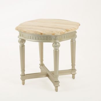 End Table - Silver & Gold